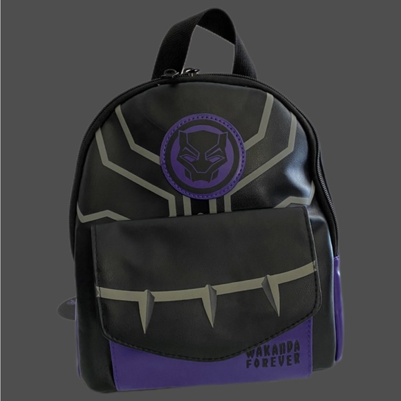 🎉HP🎉🆕 MARVEL Black Panther Mini Backpack - Picture 4 of 16